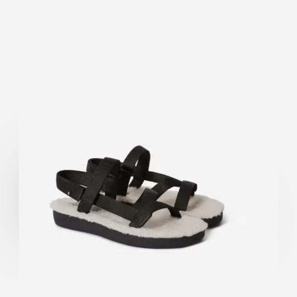 Everlane ReNew Teddy Sport Sandal Size 8 Black